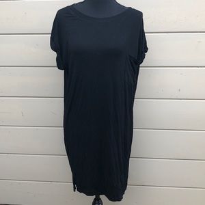 Classic black tee shirt dress